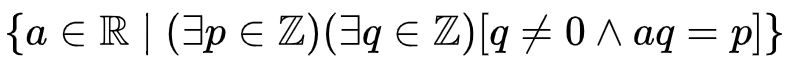 Set notation